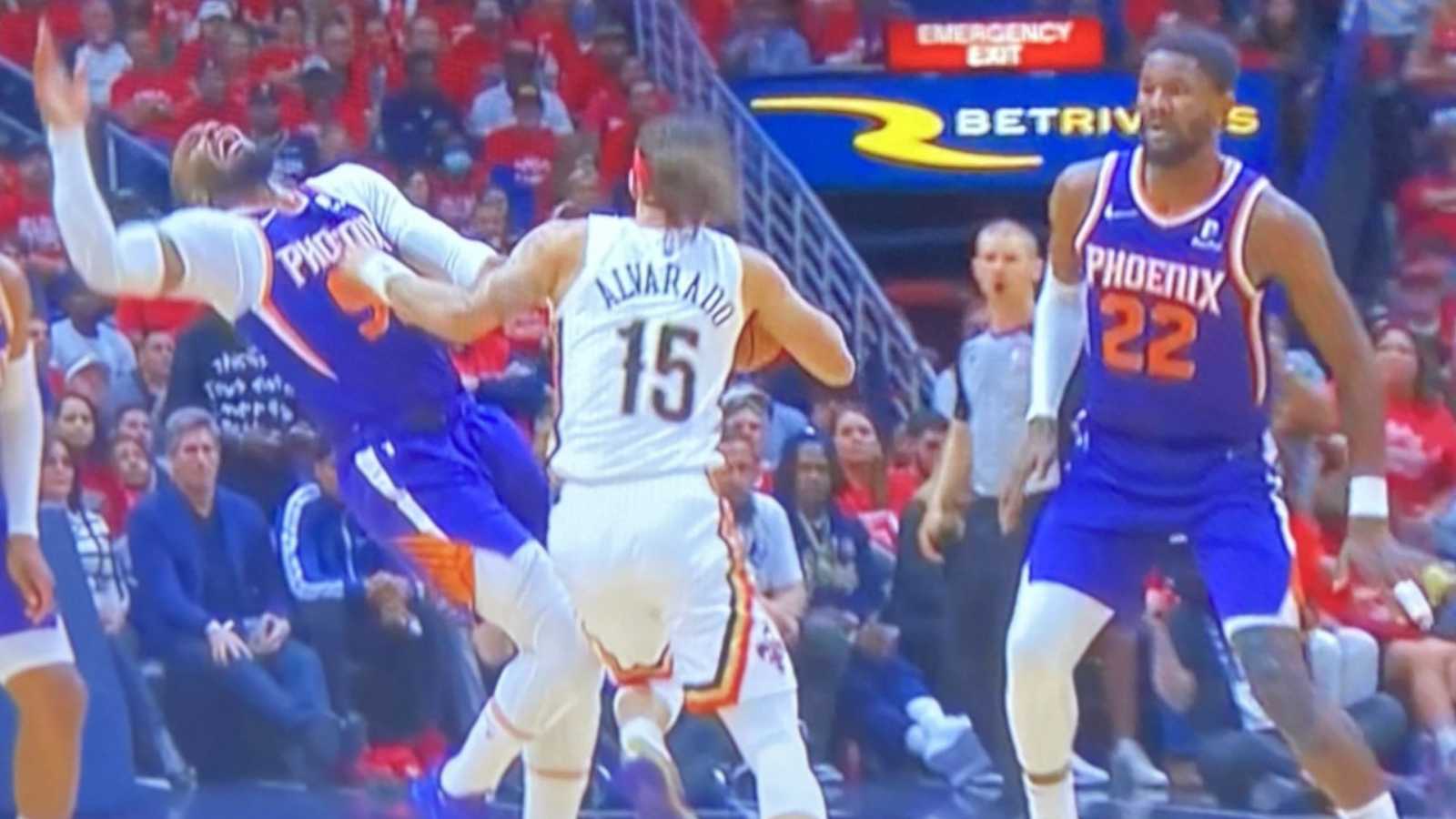 “Try WWE not NBA” NBA Fans rip Jose Alvarado after brutally elbowing Jae Crowder with unnecessary aggression in Game 6