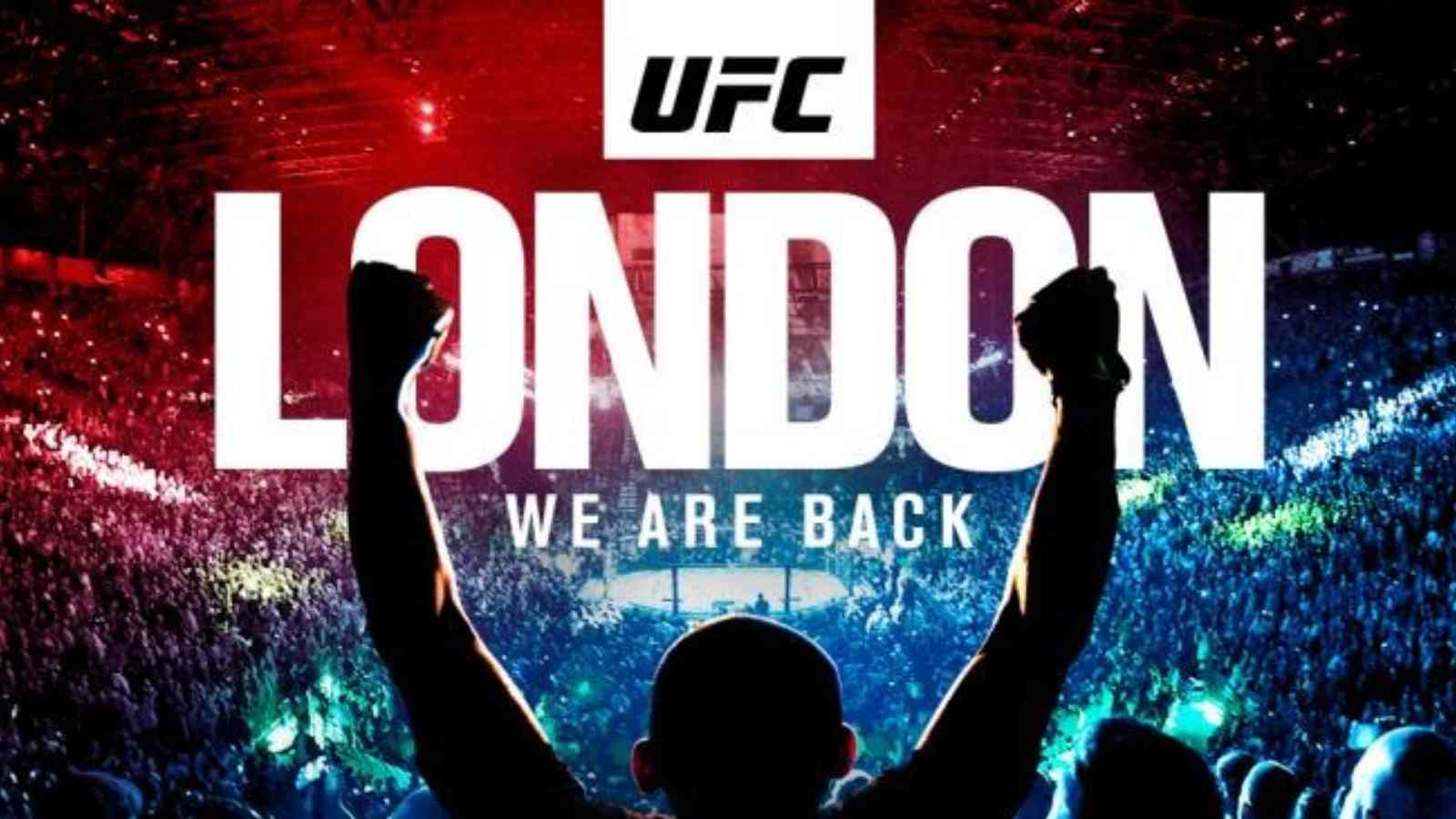 Confirmed: UFC to leap across the across as the promotion returns to London for another fight card