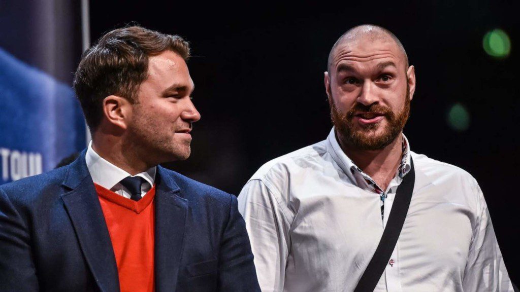 Tyson Fury and Eddie Hear