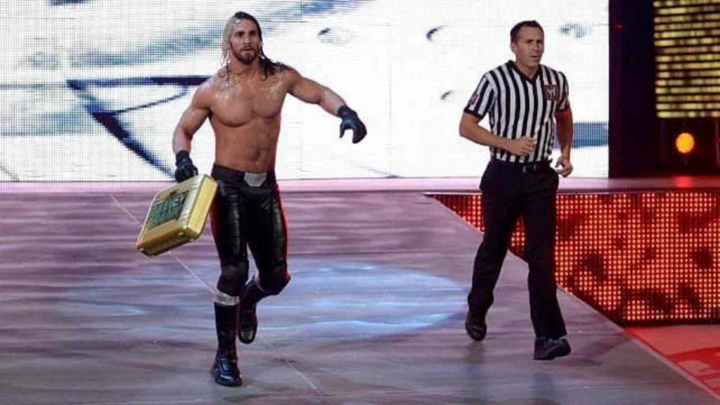 Seth Rollins had won the Money in the Bank contract in 2014