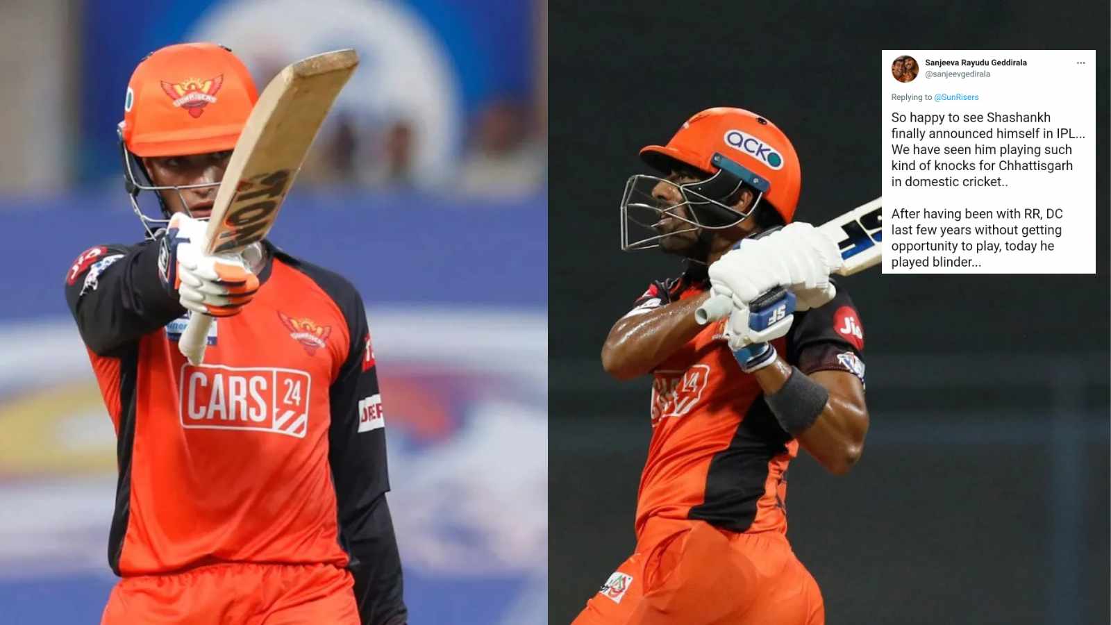 “Player nahi fire hai”-Twitter lauds Hyderabad’s Abhishek and Shashank for their brilliant innings against Gujarat