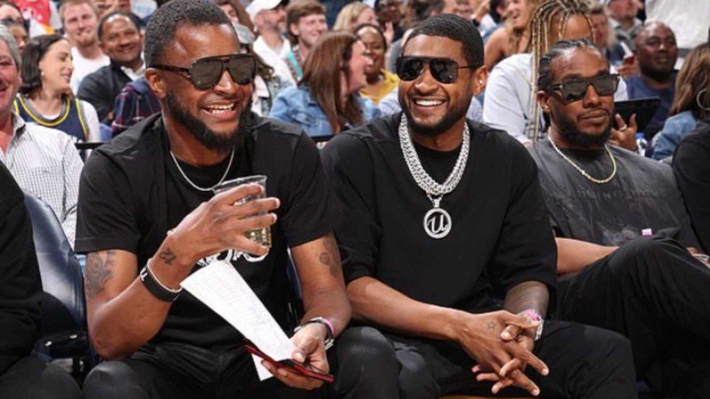 Tee Morant and Usher