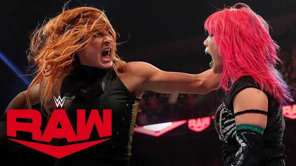 Becky Lynch reminds a returning Asuka about what she left here