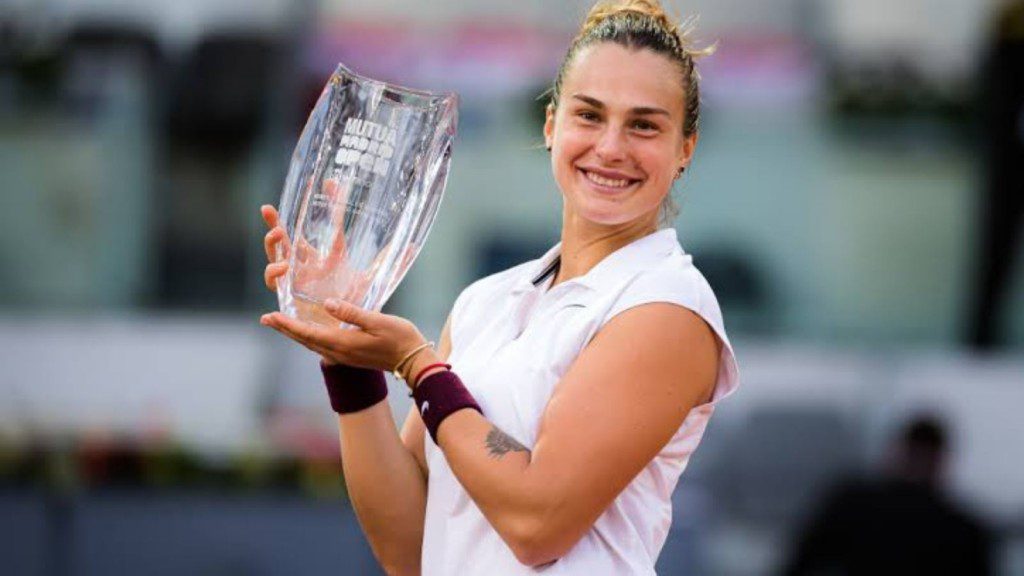 Defending champion of the Madrid Open 2022 Aryna Sabalenka