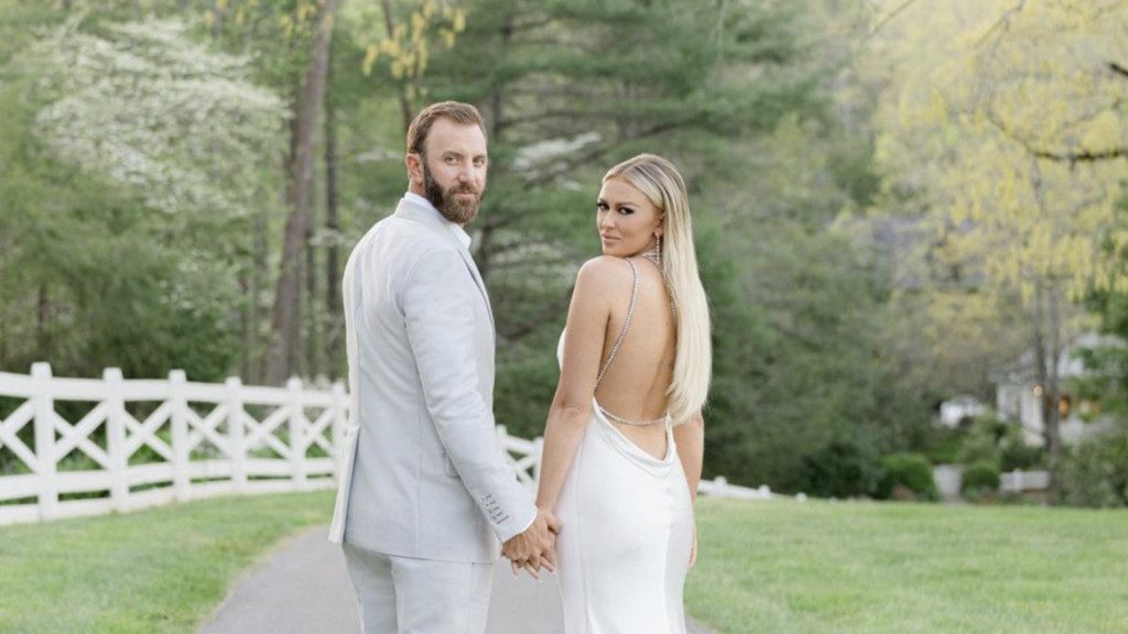 Dustin Johnson and Paulina Gretzky