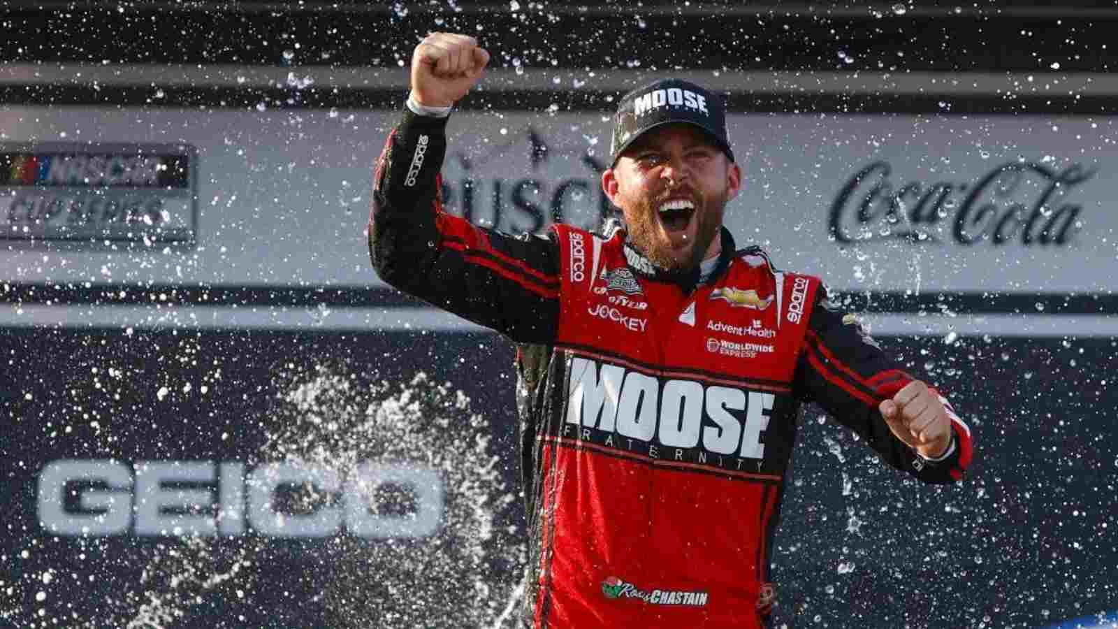 “Holy cow, we didn’t do anything,’’ Ross Chastain on achieving his second Cup Series victory at Talladega in a final lap stunner