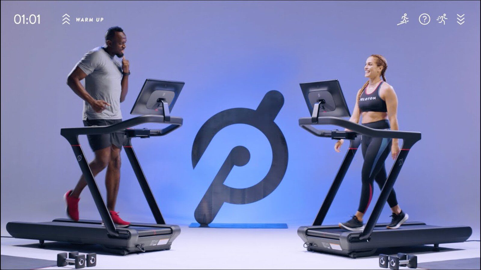 “I have learned to run with ice-cream cones in my hands”: Usain Bolt given hilarious running advise by Jess Sims in Peloton Workout Video