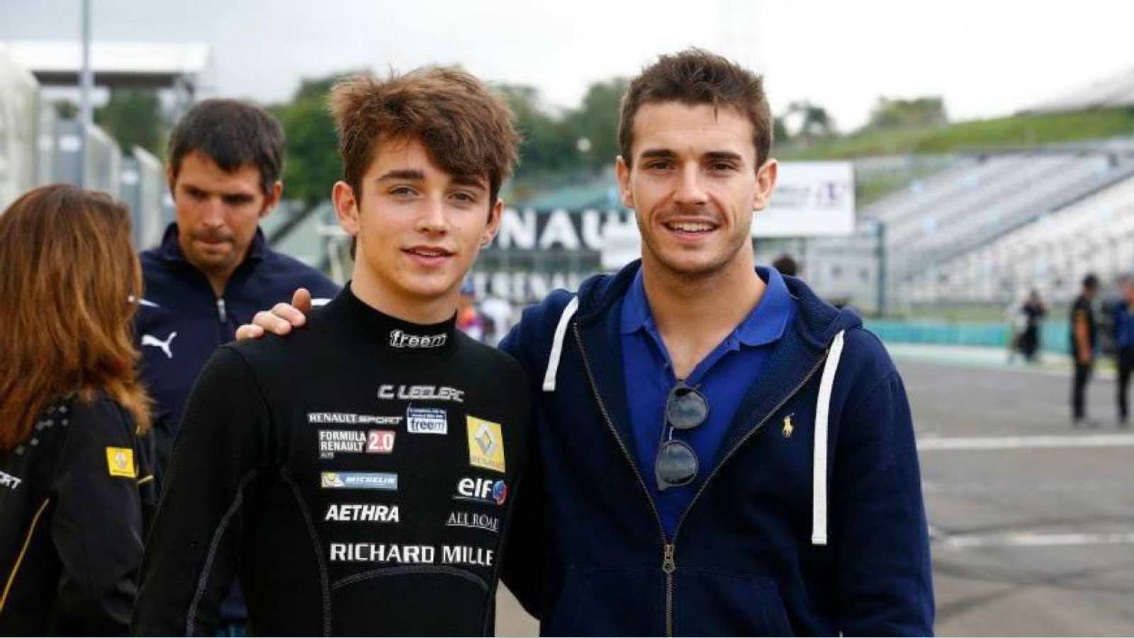 How are Jules Bianchi and Charles Leclerc related?