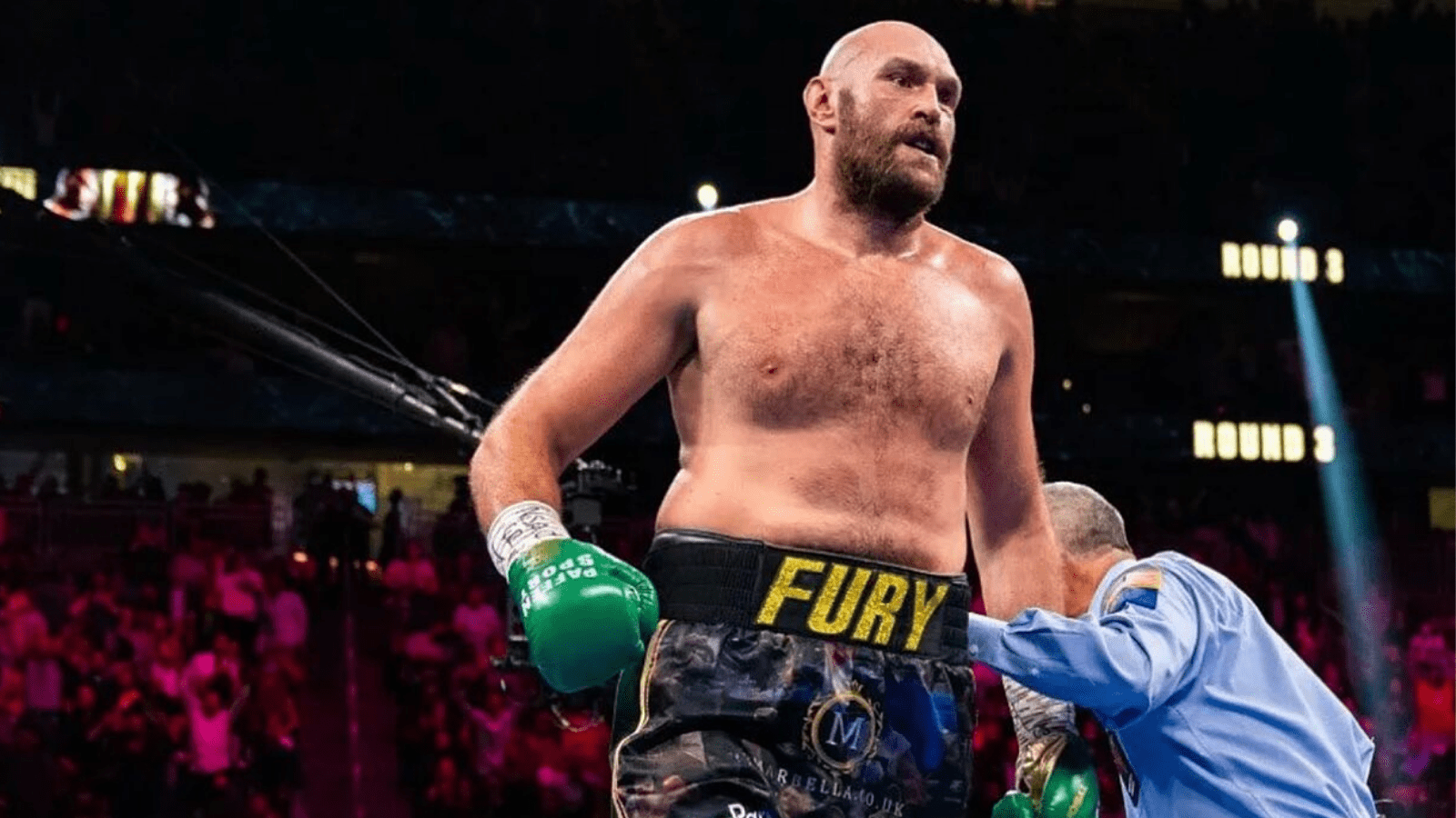 WATCH! Tyson Fury stays undefeated- knocks Dillian Whyte out cold in Round 6 to unify WBC heavyweight titles