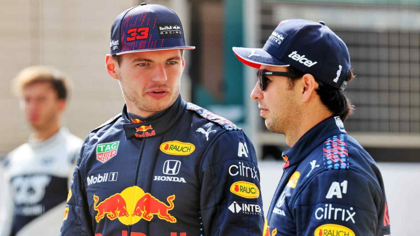 Red Bull drivers- Max Verstappen, Sergio Perez