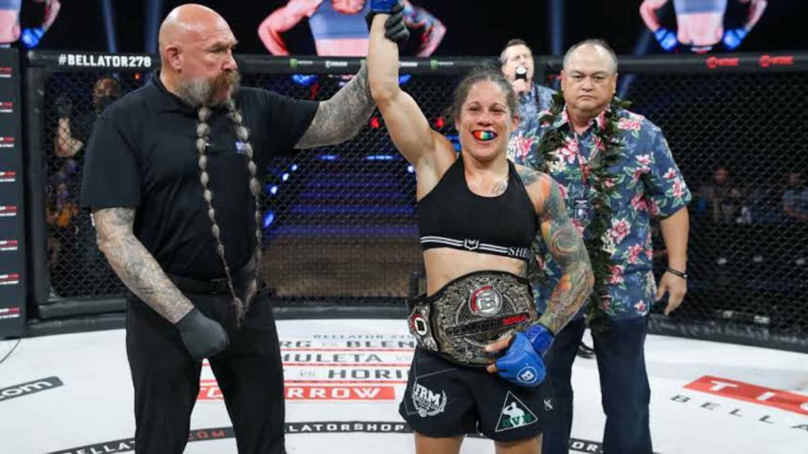 MMA world reacts to controversial stoppage by Mike Beltran in Liz Carmouche vs Juliana Velasquez fight