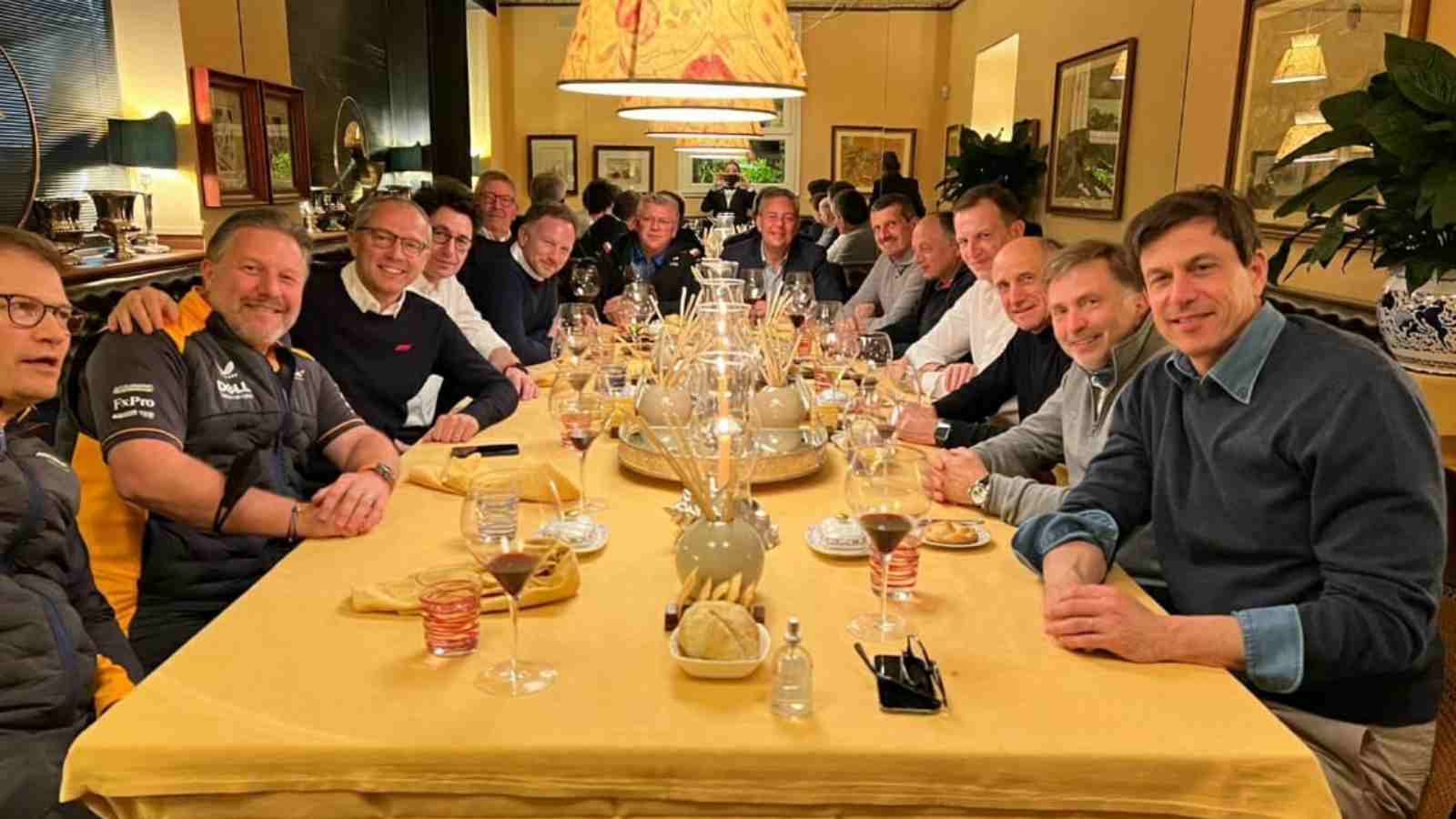 “Back together,” F1 team principals unwind and de-stress ahead of intense weekend at the Imola GP