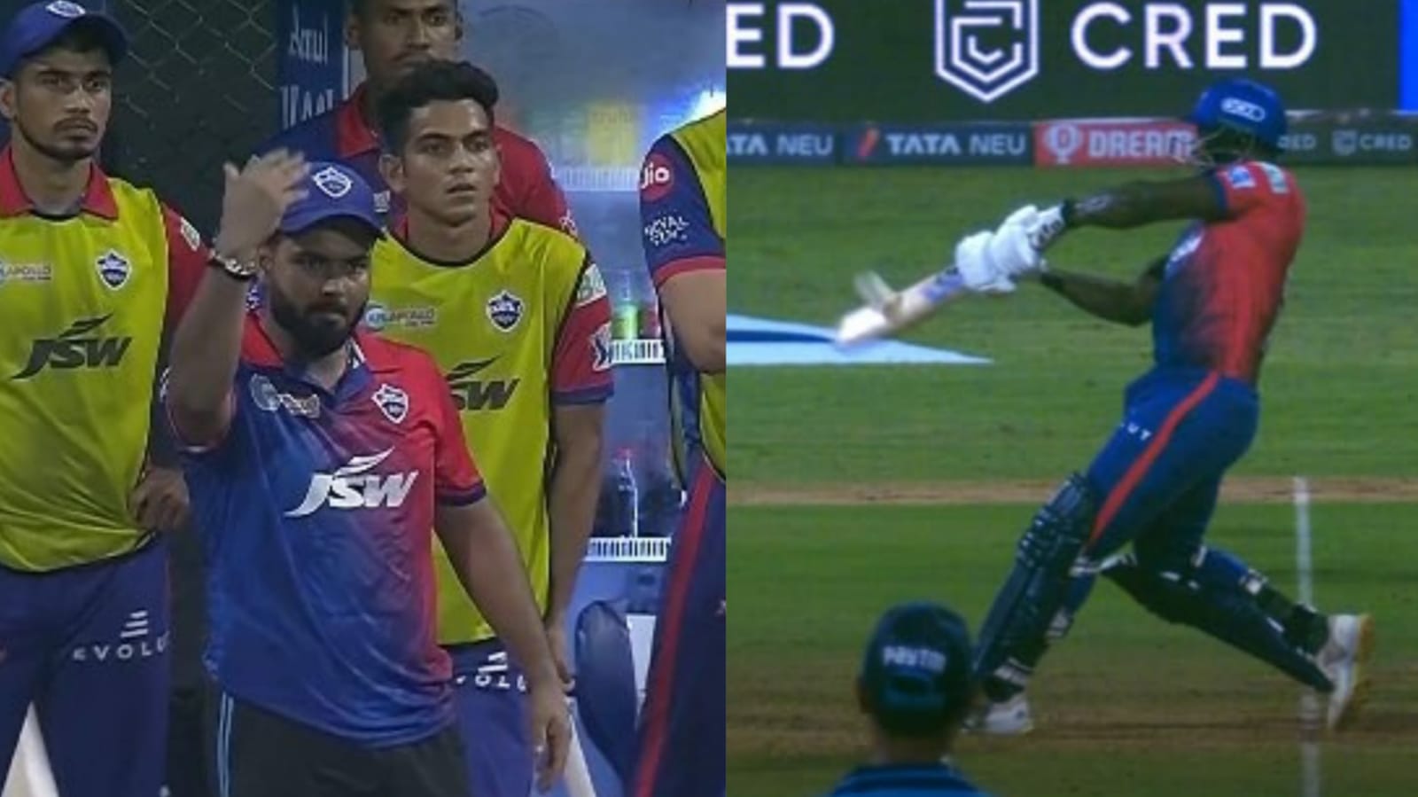 [WATCH]: Pant asks DC batsmen to comeback after “No ball controversy”, video goes viral