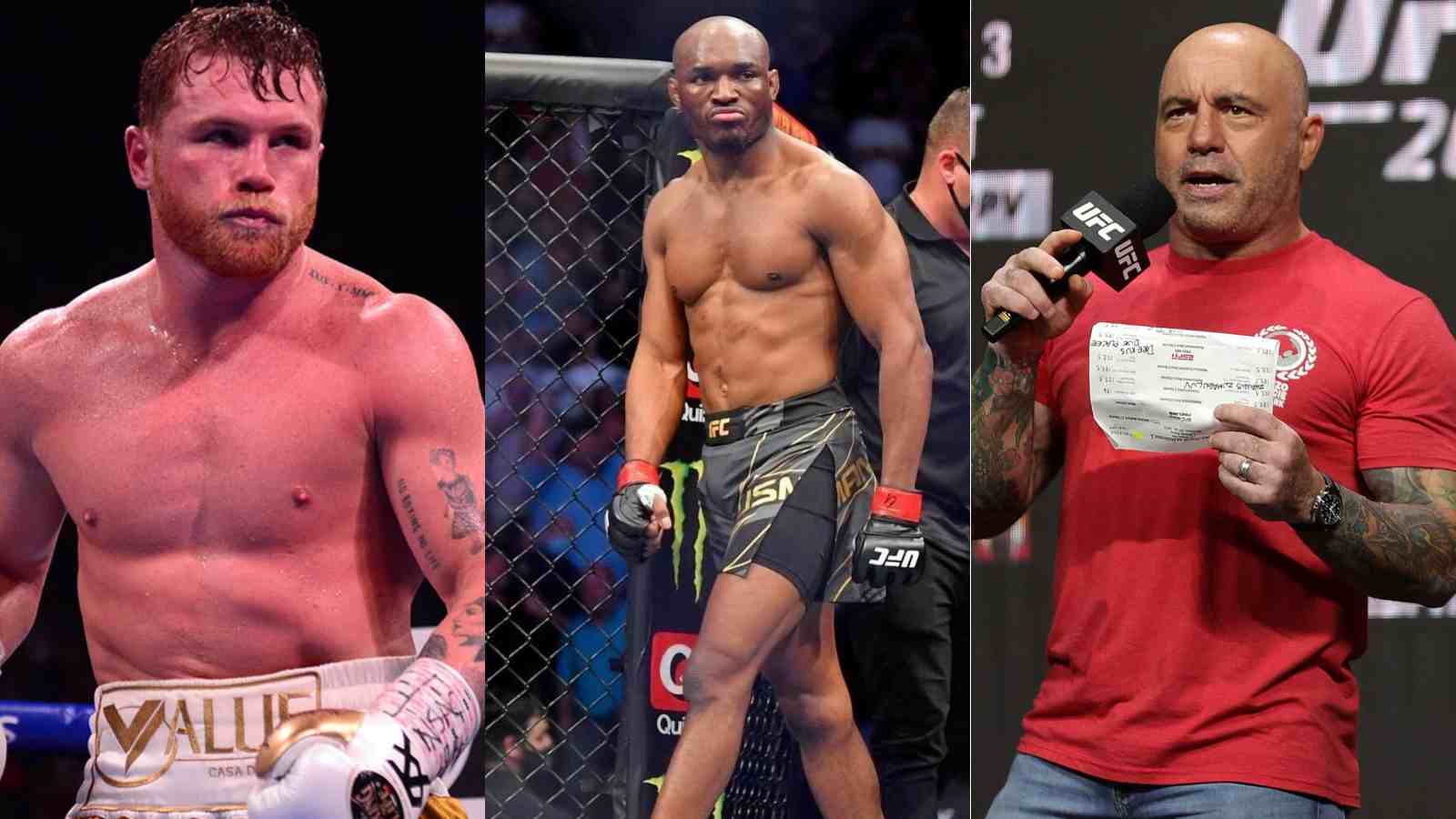 “I would like to see it” Joe Rogan is sold on the idea of a potential Kamaru Usman vs Canelo Alvarez fight