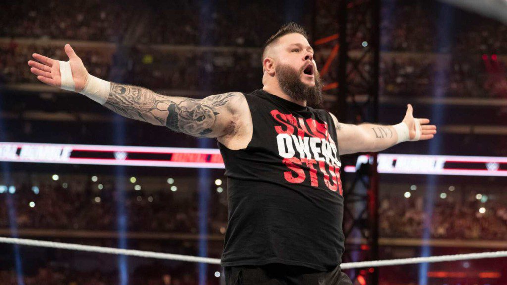 Kevin Owens' reaction upon Sami Zayn's Wrestlemania 38 match