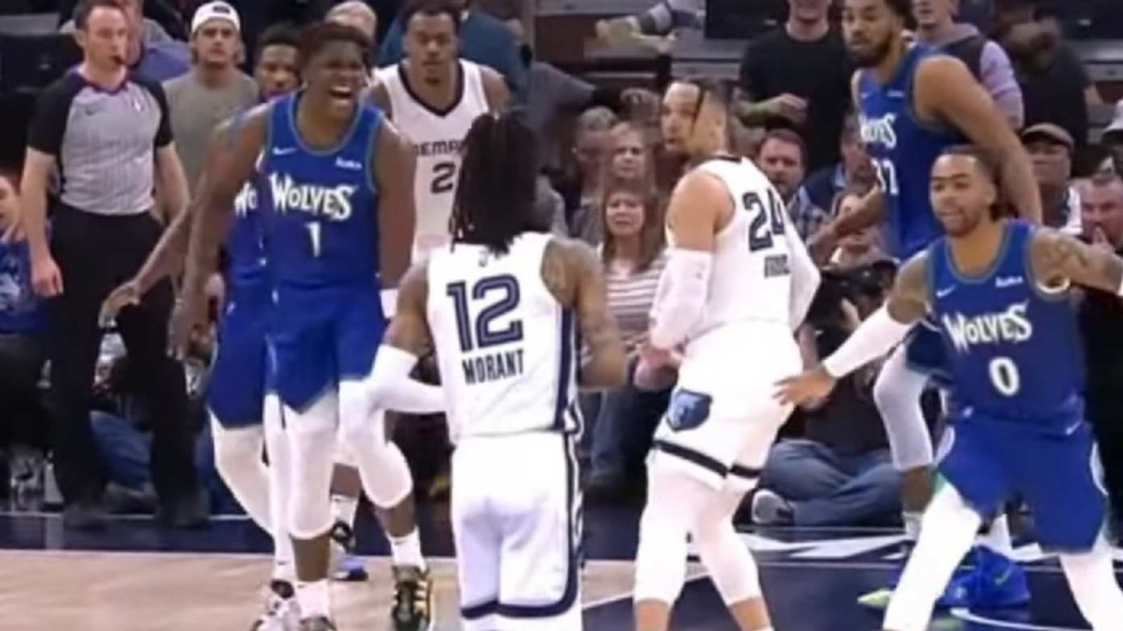 “The ultimate disrespect” Ja Morant does the ‘Griddy’ on Timberwolves logo after Grizzlies close out series in Game 6