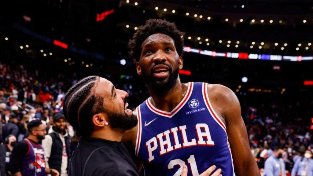 Joel Embiid and Drake