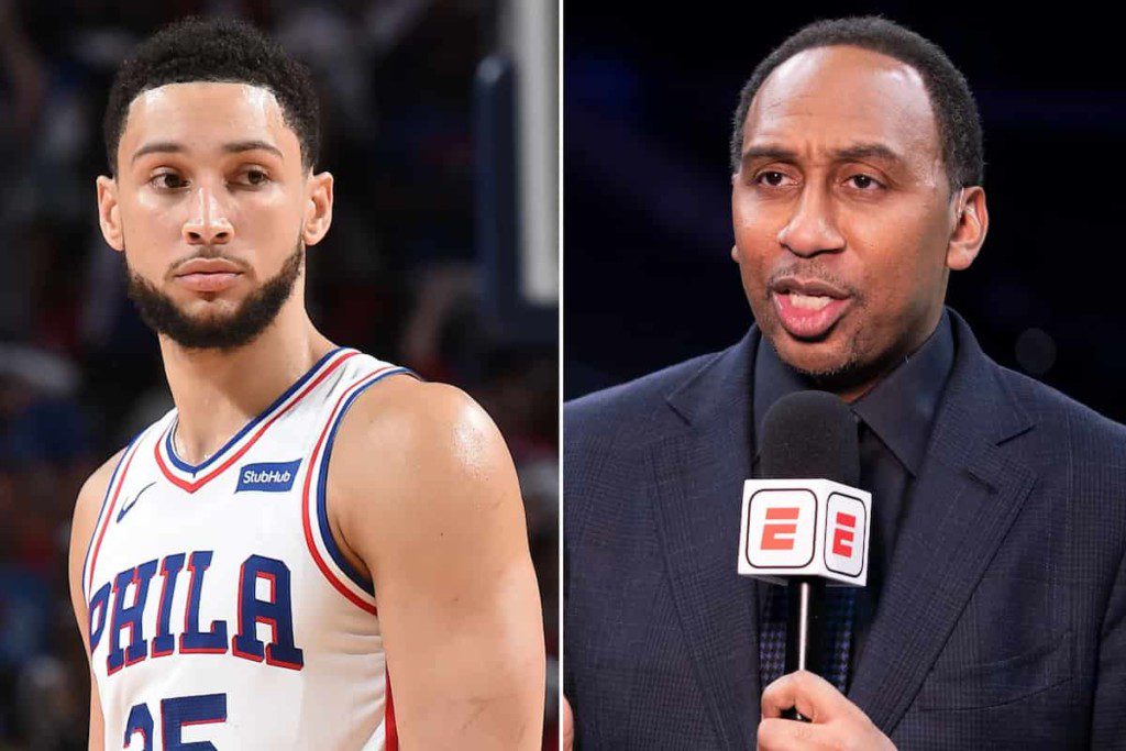 Ben Simmons and Stephen A. Smith