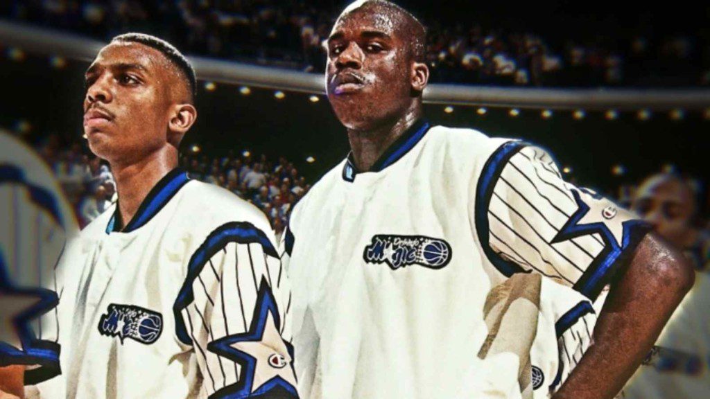 Penny Hardaway and Shaquille O'Neal 