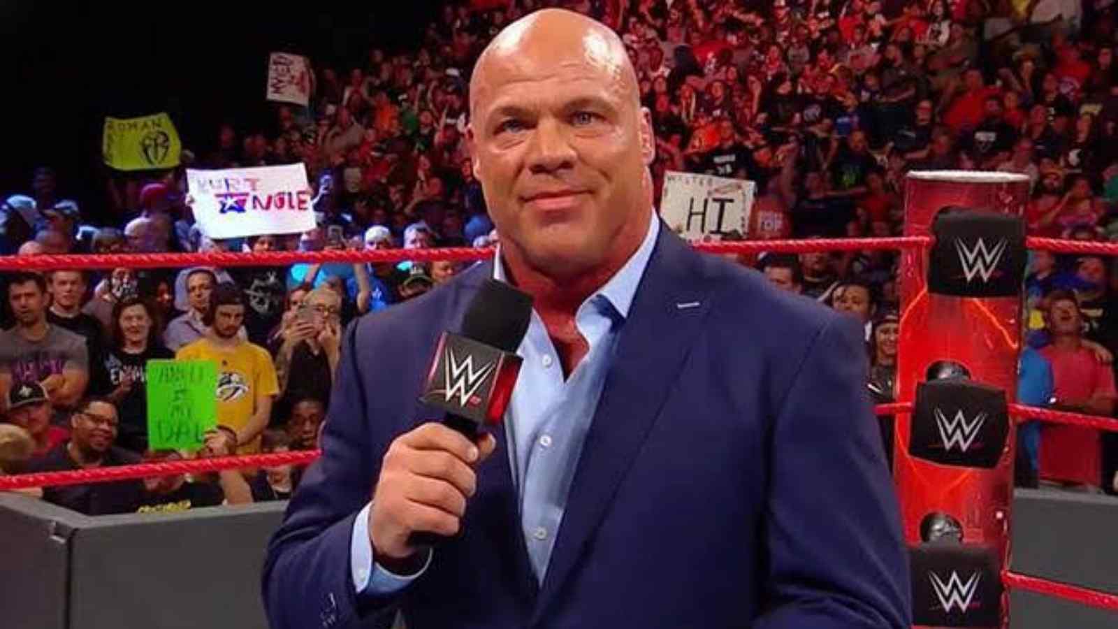 “I would’ve never expected him to do what he did”- Kurt Angle praises WWE superstar’s performance at Mania