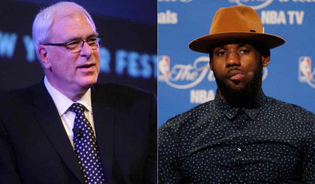 Phil Jackson and LeBron James