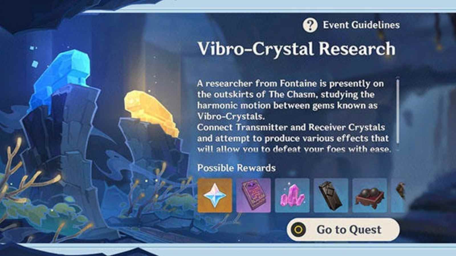 Genshin Impact Vibro Crystal Research Event: Release date and gameplay details announced officially