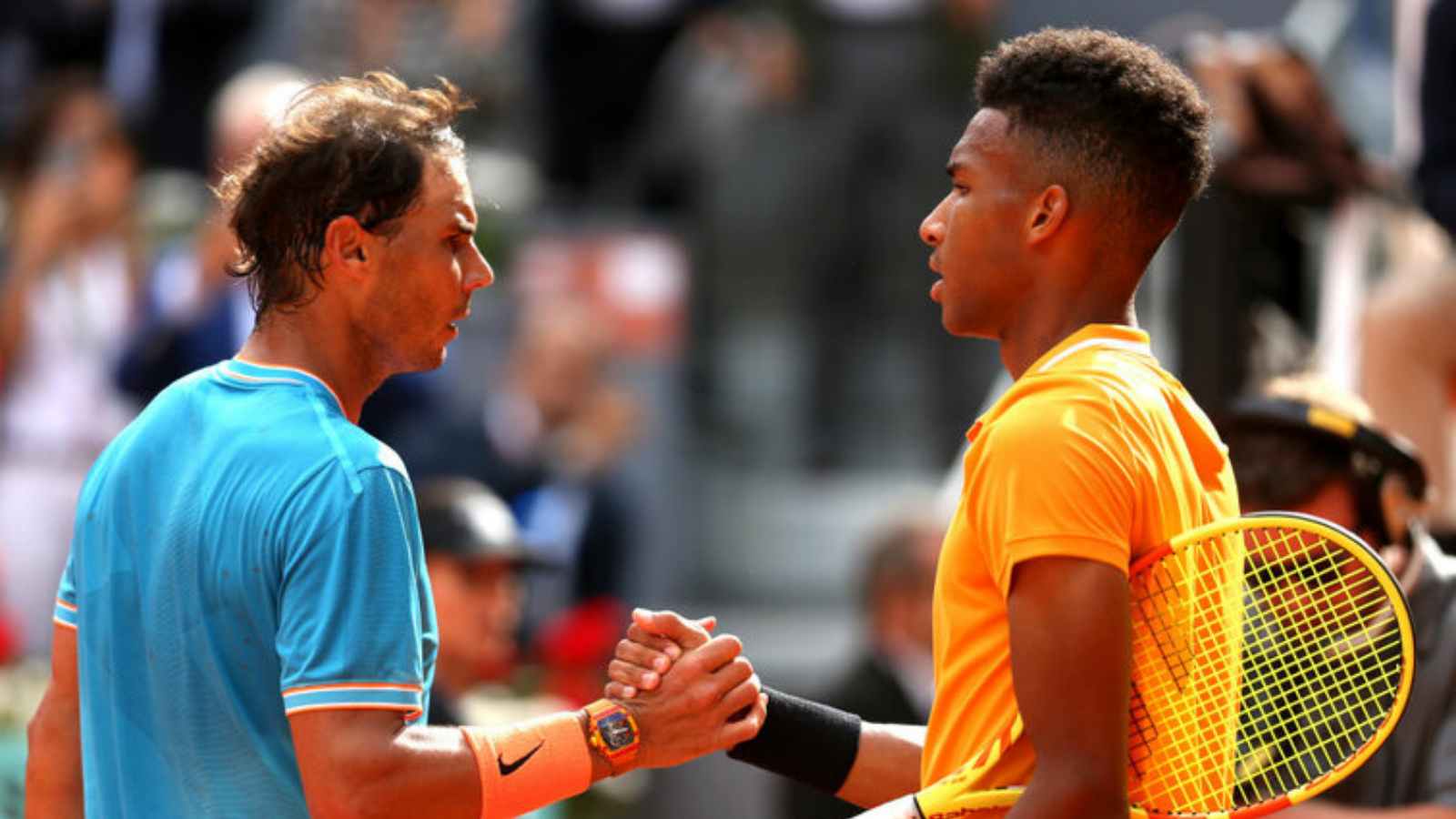 WATCH: “One less rival” Rafael Nadal almost blows off Felix Auger-Aliassime’s head with his lethal serve during practice for the ATP Finals