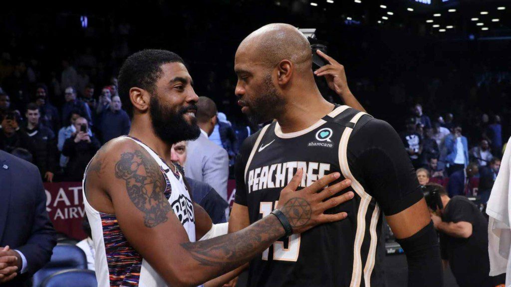 Kyrie Irving and Vince Carter