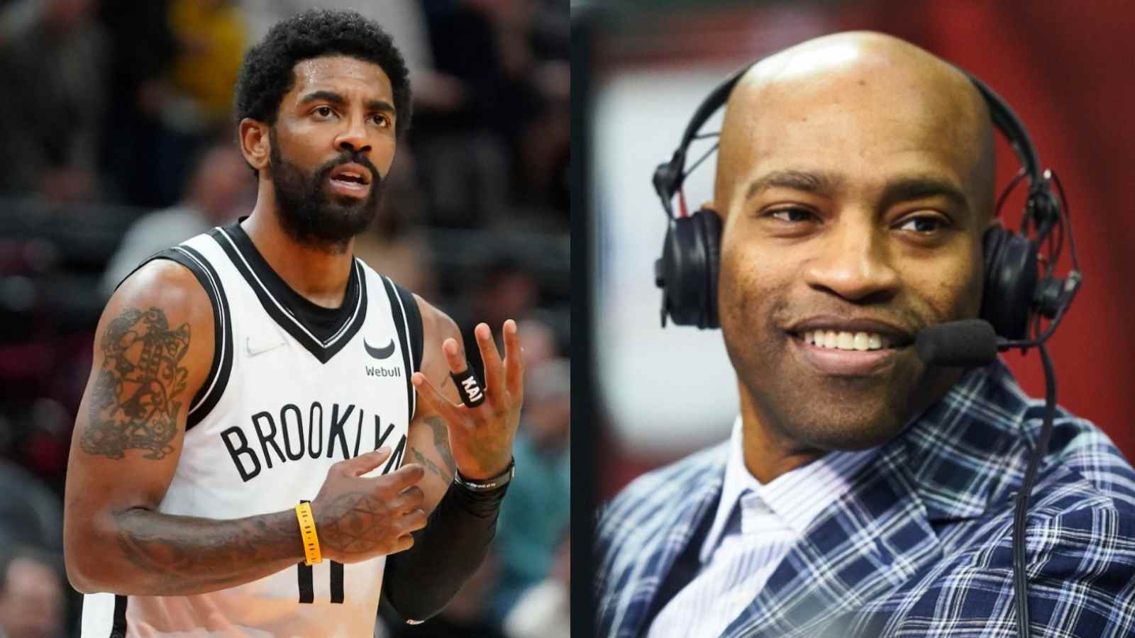 “He left on bad terms and the fans are letting him know about it” Vince Carter believes Kyrie Irving is picking the ‘bait’ by responding to heckling Celtics fans