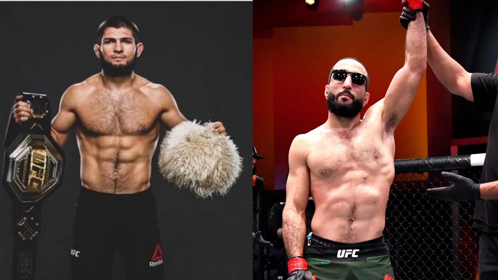 “Only discipline and exercise,” Khabib Nurmagomedov helps train Belal Muhammad alongside Islam Makhachev for UFC 280