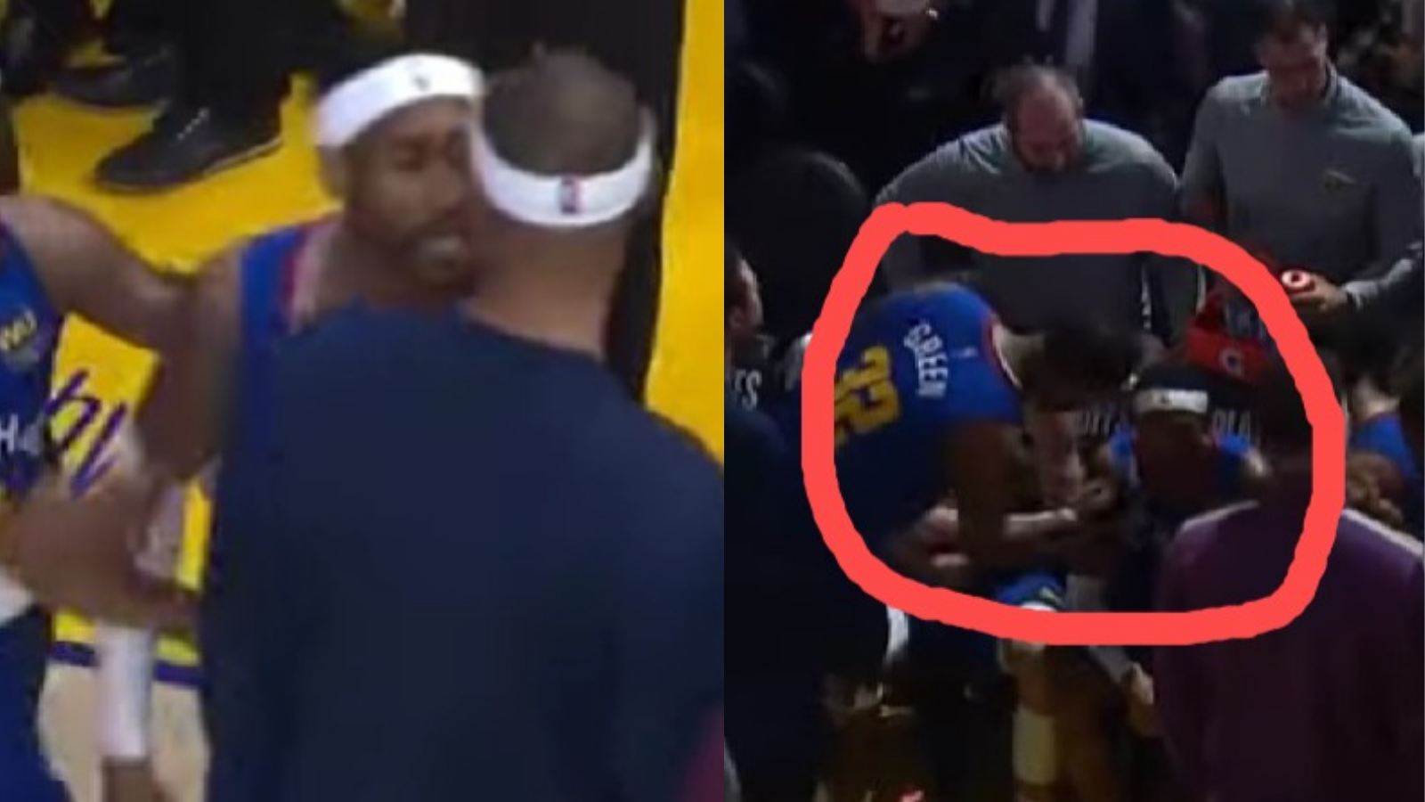 “Hostile attitude” NBA Fans reacts as Will Barton gets slapped by Jeff Green  for fighting his own teammate DeMarcus Cousins in game 2