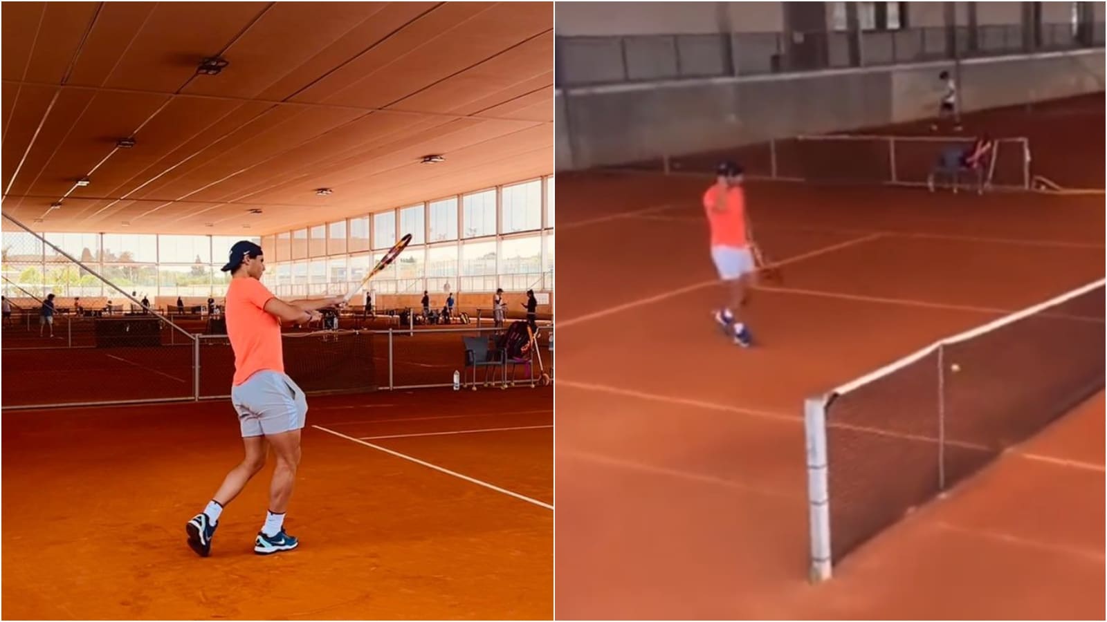 “What an illusion” Rafael Nadal ecstatic after having his first practice session on Clay