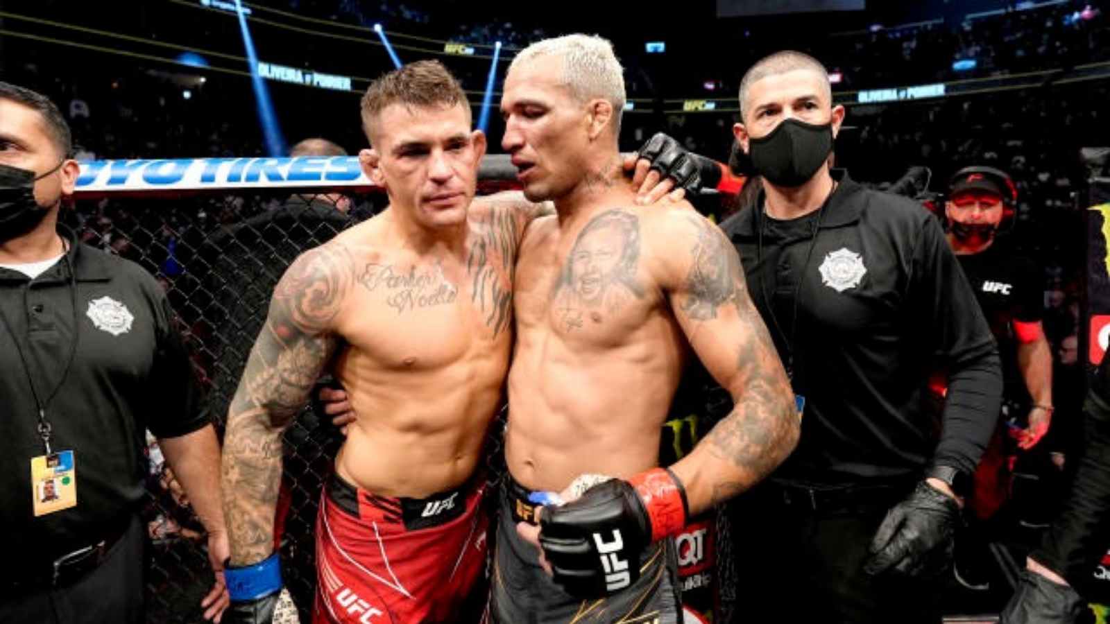 Dustin Poirier offers update on his donation promise to Charles Oliveira after UFC 269