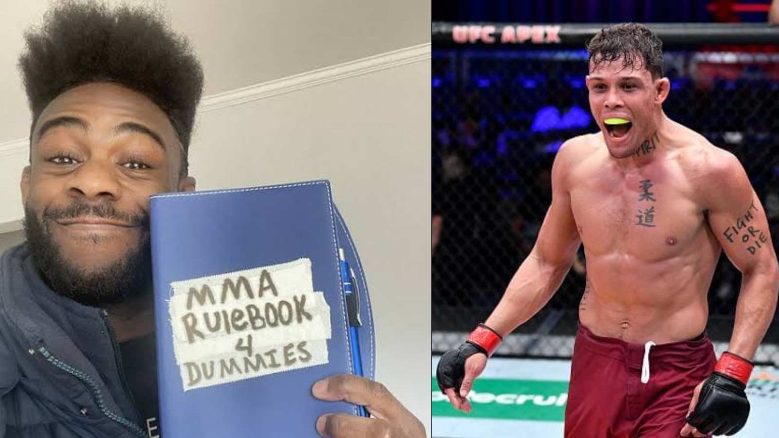 Aljamain Sterling pokes fun at Caio Borralho’s illegal knee at UFC Vegas 51