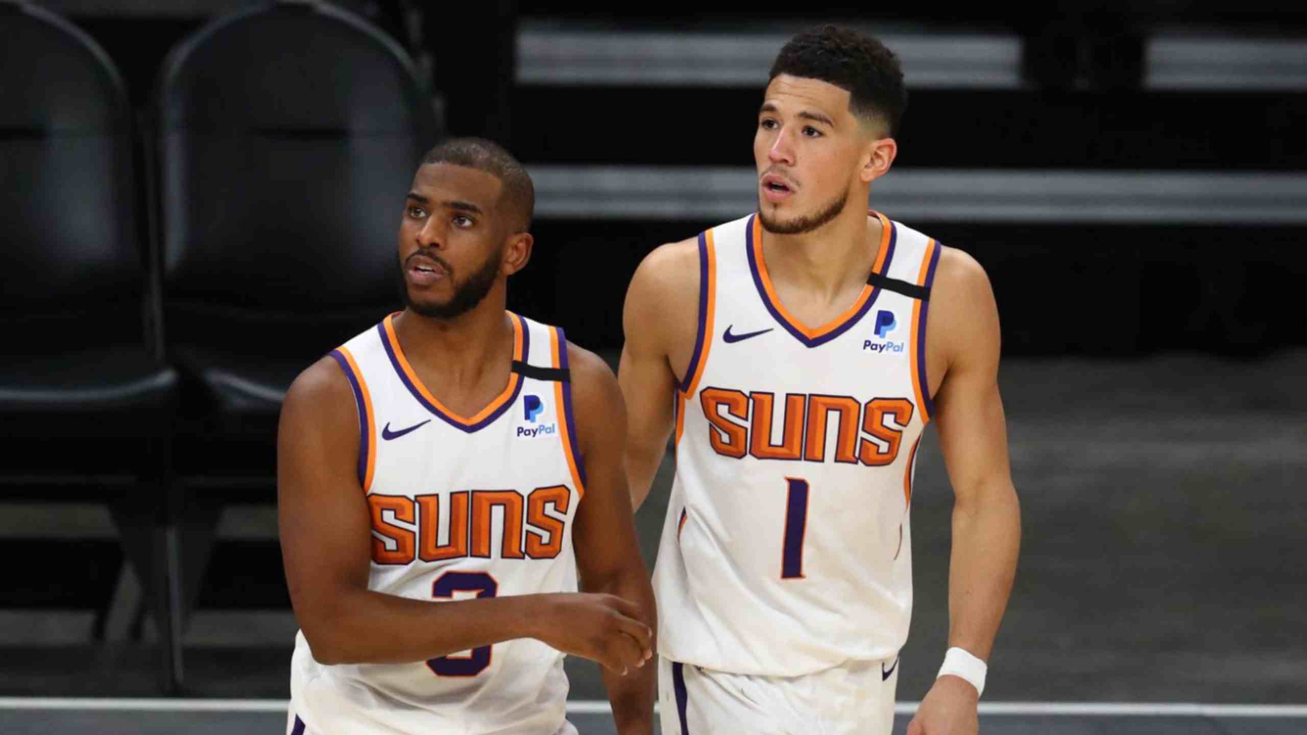  “Together, they were 0-11; Just pathetic!” Skip Bayless throws major shade Chris Paul and Devin Booker after playoff elimination￼