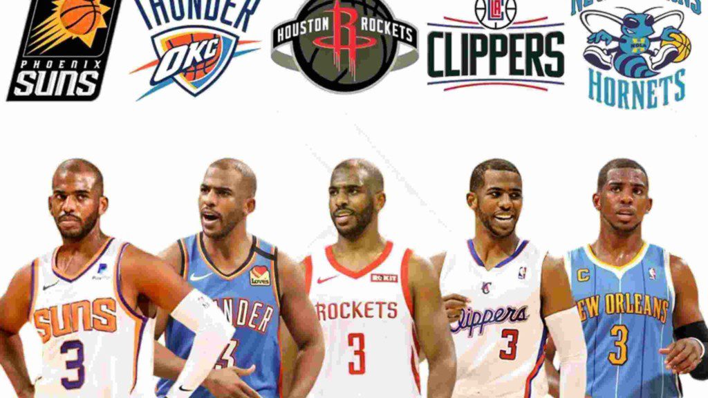 Chris Paul Playing in different teams