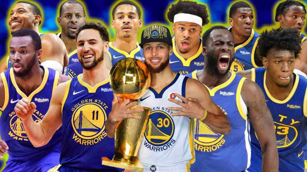 Stephen Curry and Champion Golden State Warriors Team