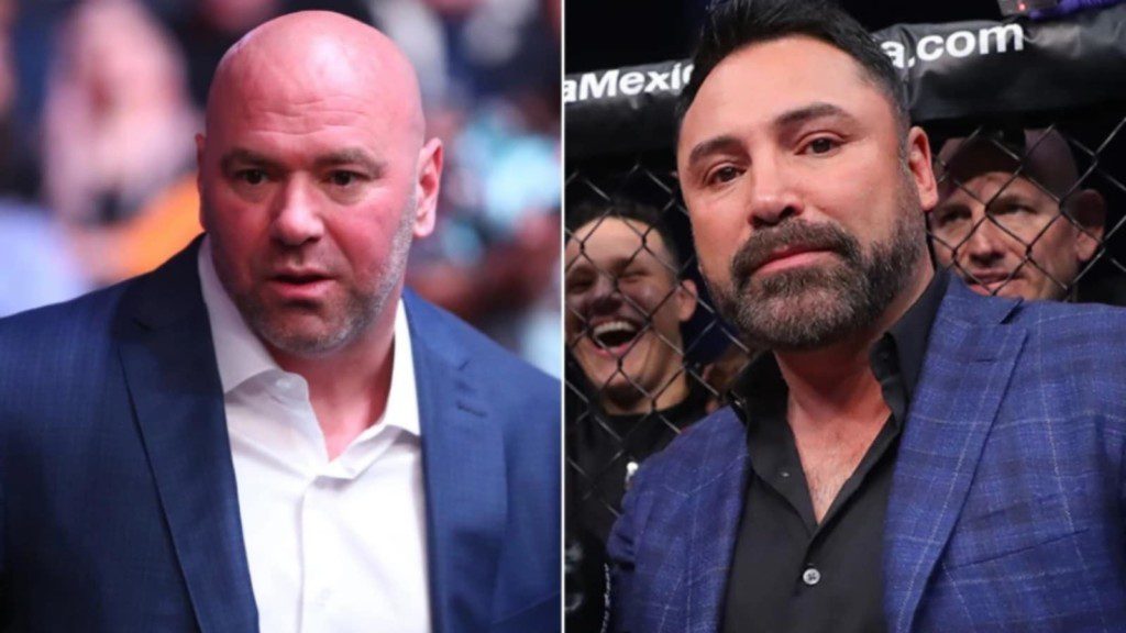 Oscar De La Hoya and Dana White