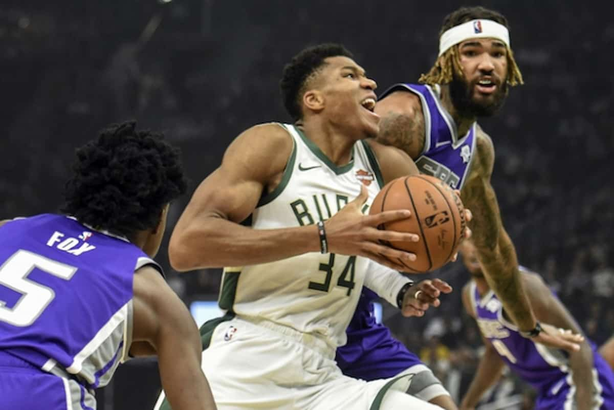 Kings star De’Aaron Fox blames ‘strong motherfu***r’ Giannis Antetokounmpo for season-ending injury 