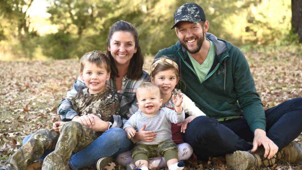 Clayton Kershaw and his family