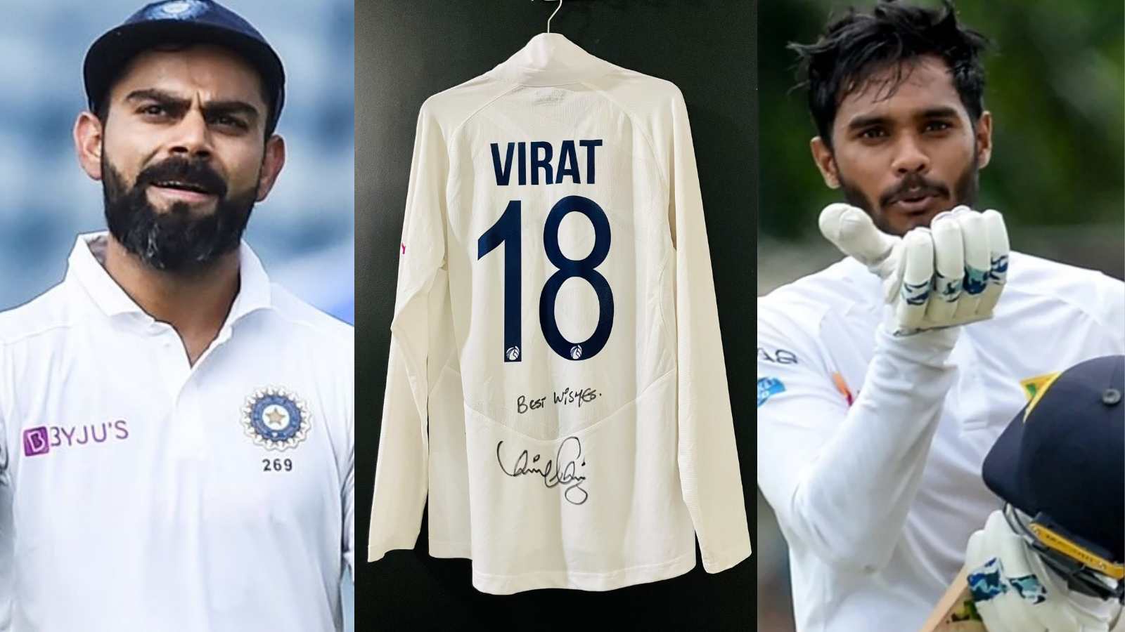 “You are an amazing ambassador for cricket”- Virat Kohli gifts his signed jersey to Dhananjaya de Silva