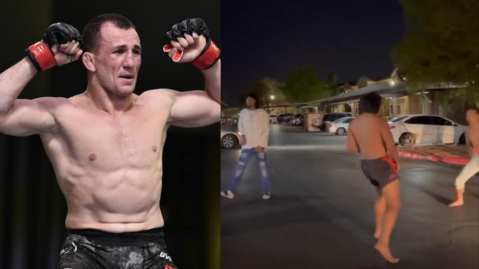 “I can’t escape it”- Merab Dvalishvili shares shocking footage of a street fight in Las Vegas