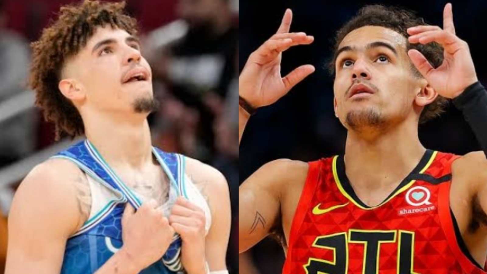 “That’s some creepy a** shit” Trae Young mocks LaMelo Ball for pleading to take the last shot in brutal loss