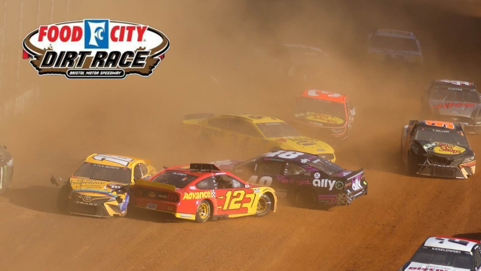 Starting Lineup for Bristol Motor Speedway NASCAR Cup Series Race, the Food City Dirt race