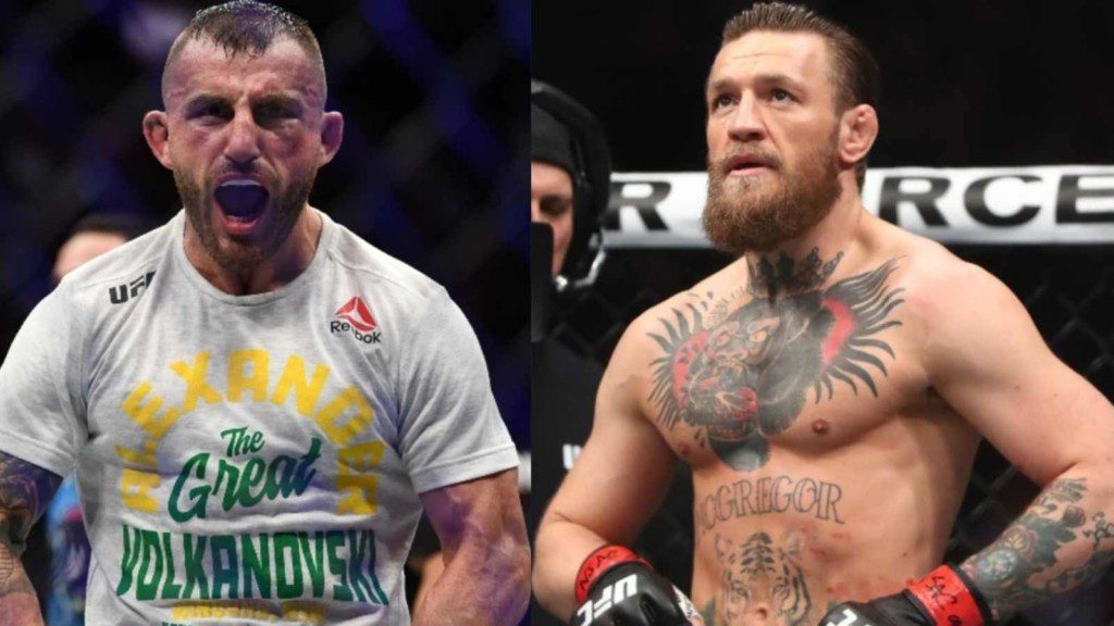 Conor McGregor and Alexander Volkanovski