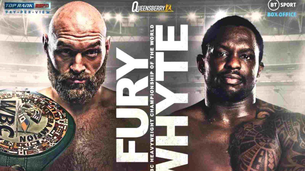 Tyson Fury takes on Dillan Whyte