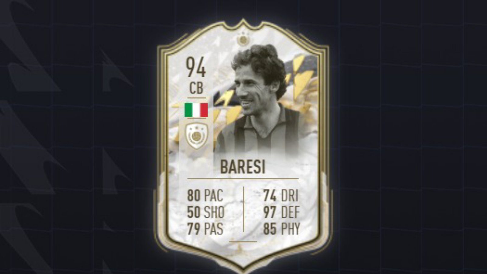 How to get the Franco Baresi FIFA 22 Prime Moments Icon card?