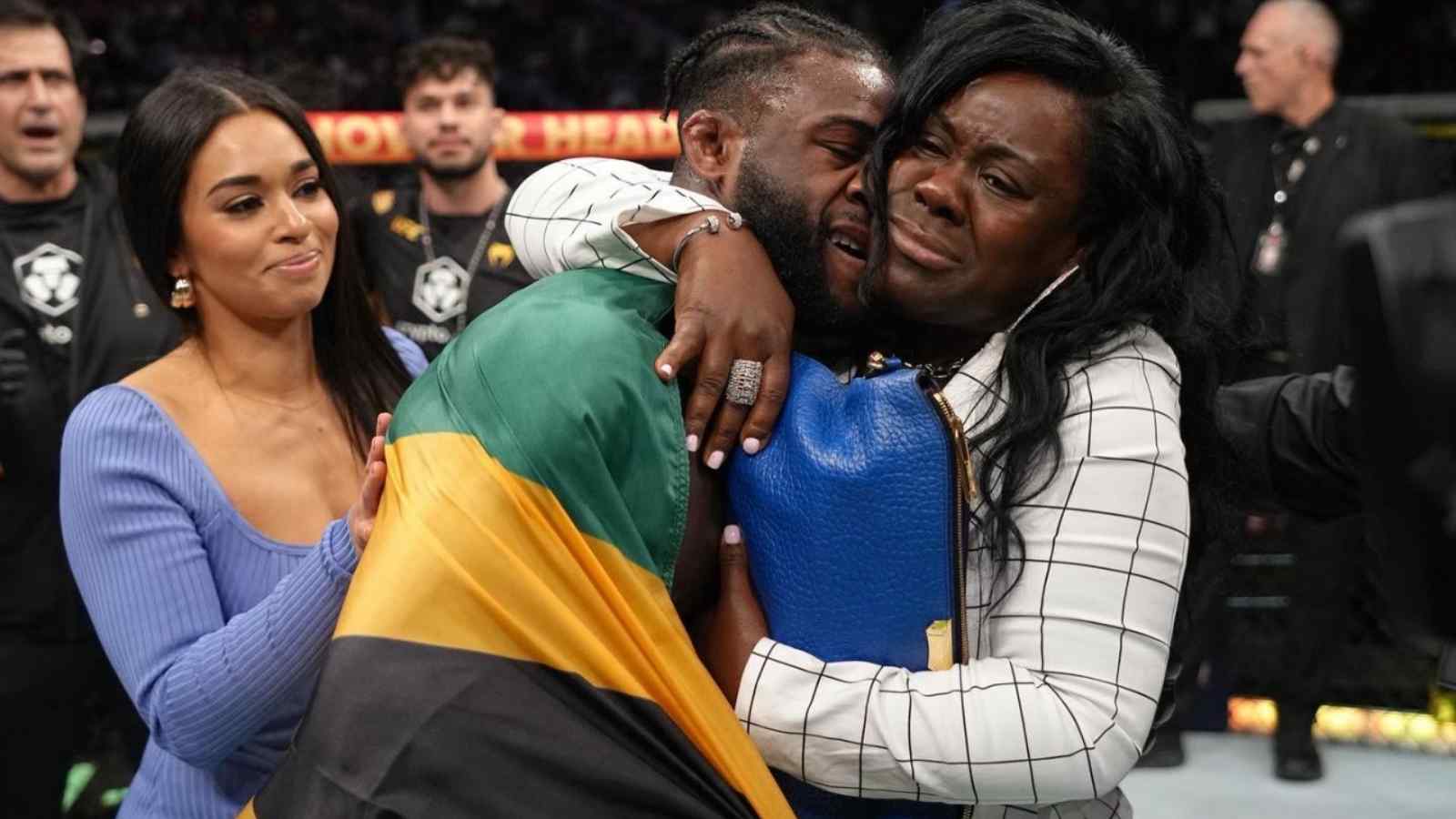 “WE WON,” Aljamain Sterling shares a sincere story of how his mother made it to UFC 273 live in his title fight rematch