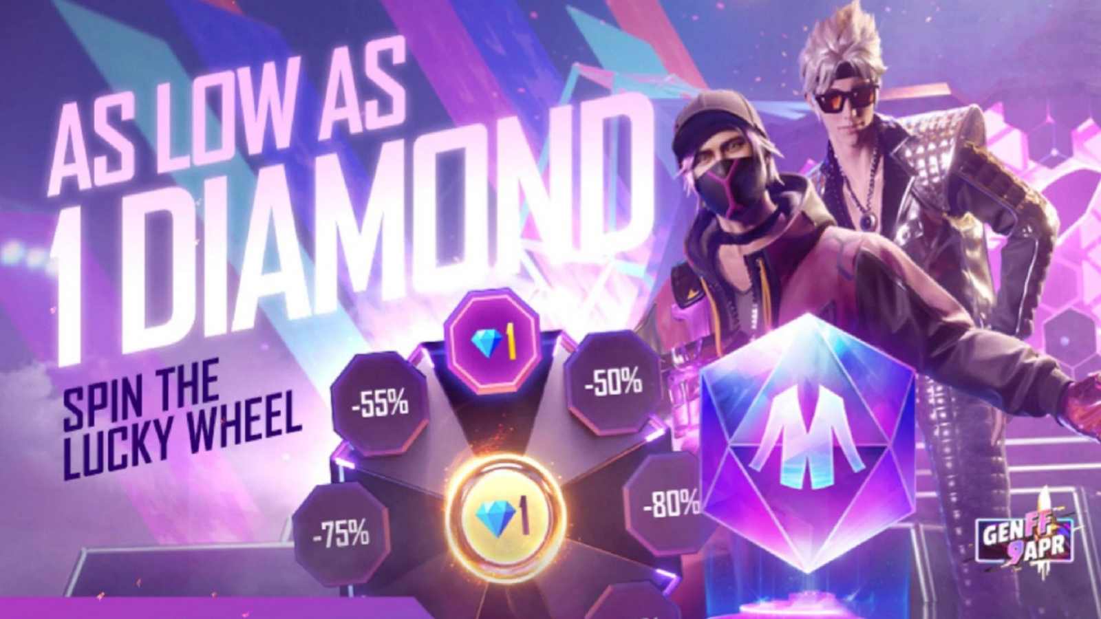 How To Get Free Fire BTS Crystal From Lucky Wheel For As Low As 1 Diamond?