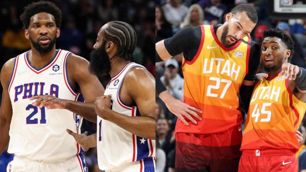 Philadelphia 76ers and Utah Jazz